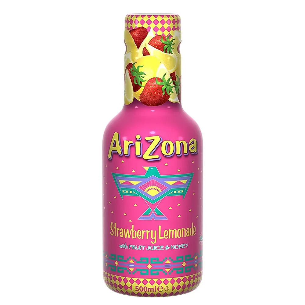 Arizona Strawberry Lemonade With Fruit Juice & Honey