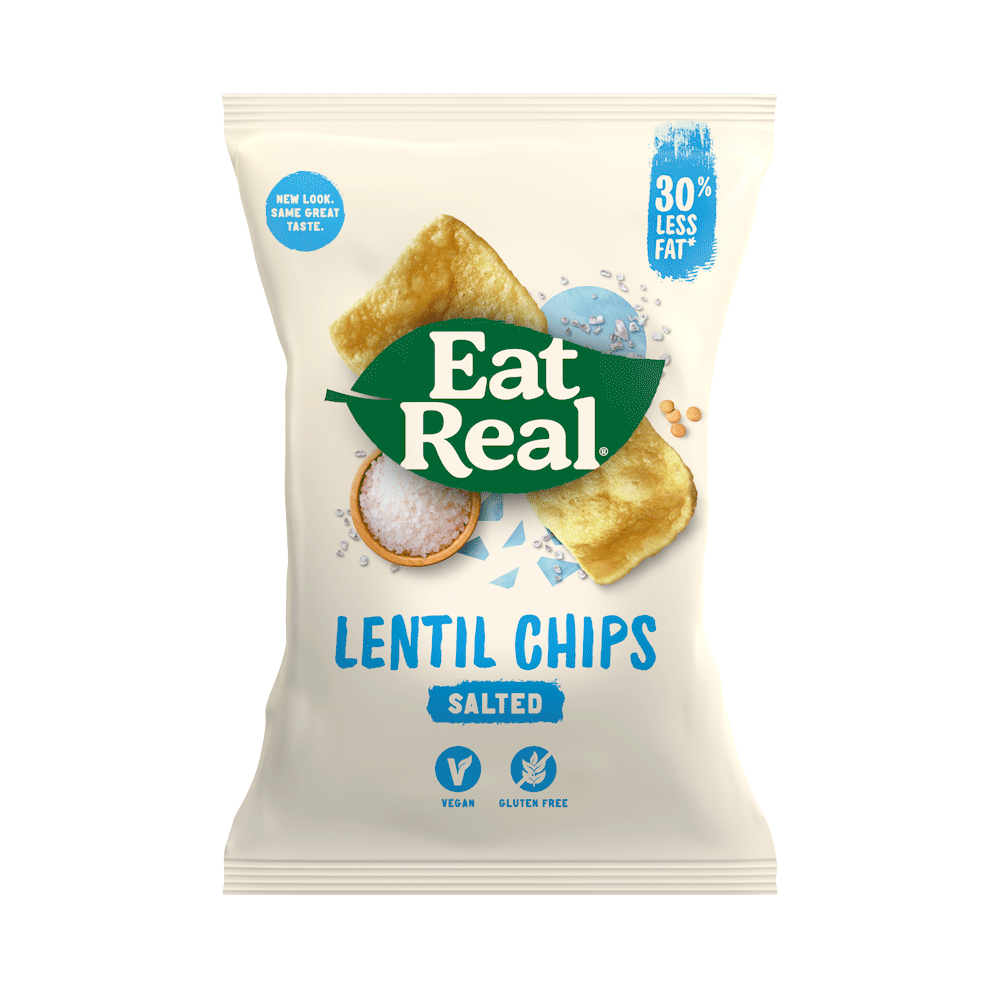 Eat Real Lentil Chips Salted