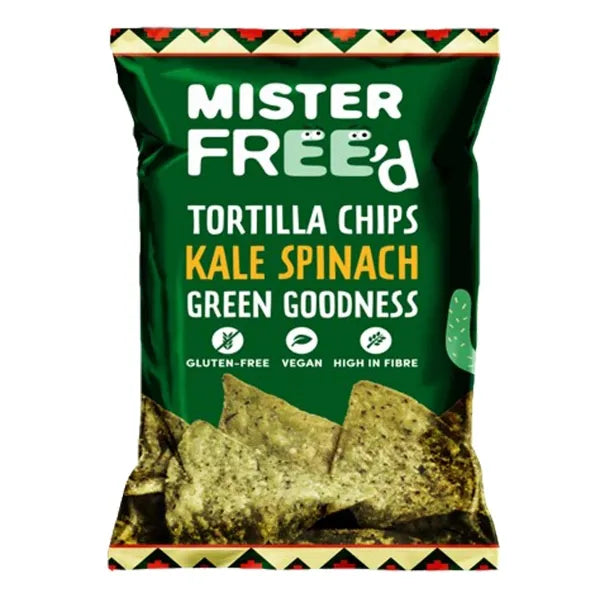 Mister Free'd Tortilla Chips Kale Spinach