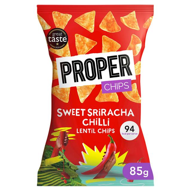 Properchips Sweet Siracha Chill Lentil Chips