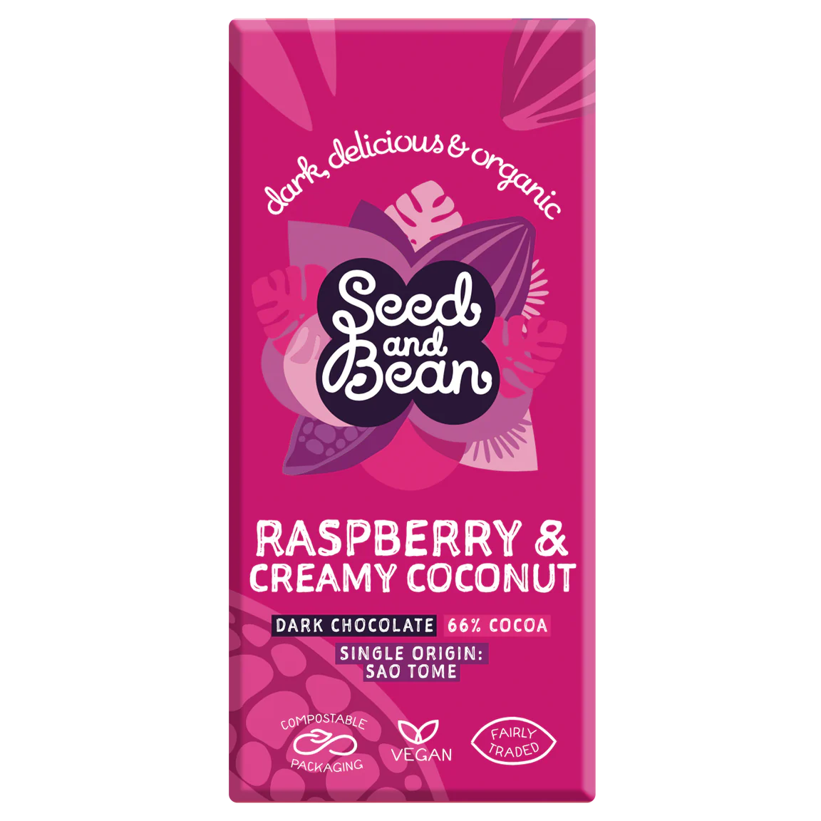 Seed and Bean Coconut and Raspberry - Vegan
