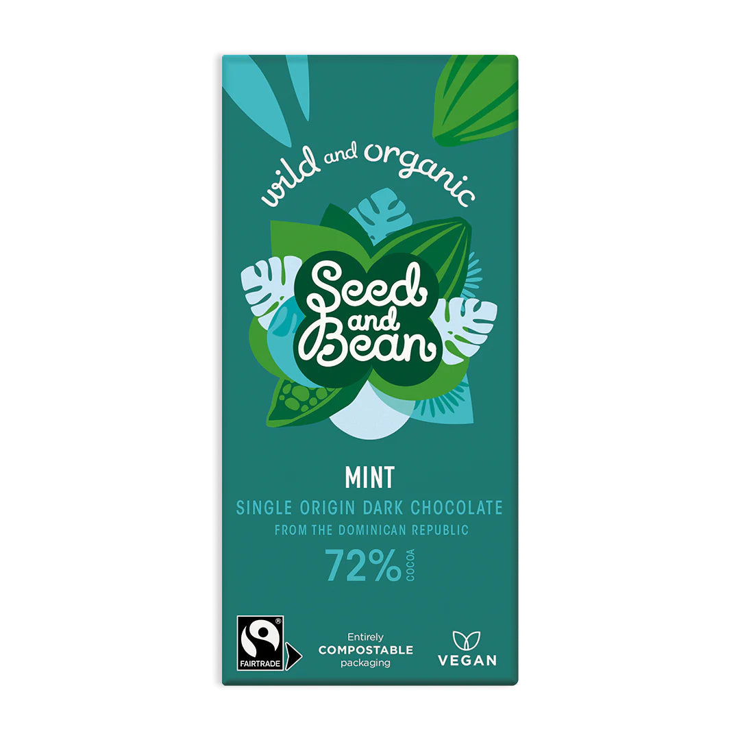 Seed and Bean Mint Dark Chocolate - Vegan