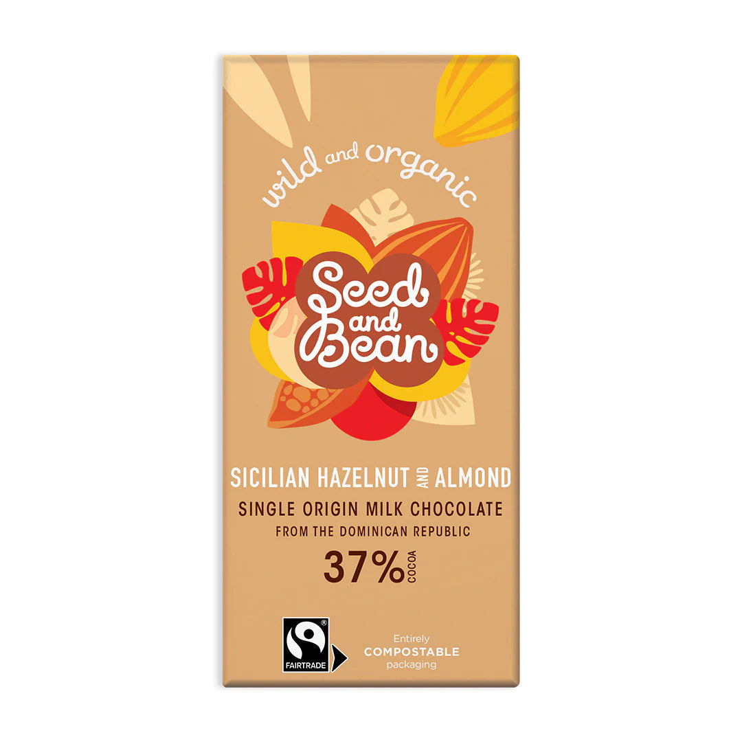 Seed and Bean Sicilian and Almond Milk Chocolate - Vegan