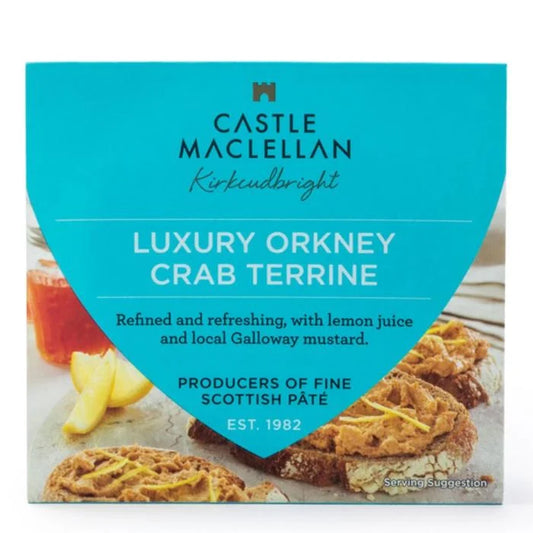 Castle MacLellan Luxury Orkney Crab Terrine With Lemon Juice & Mustard