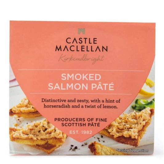 Castle MacLellan Scottish Smoked Salmon Pâté With Lemon Juice & Horseradish
