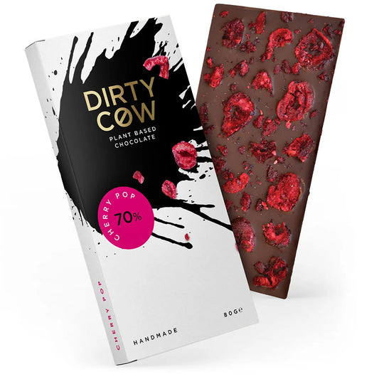 Dirty Cow Cherry Pop Chocolate - Plant Based