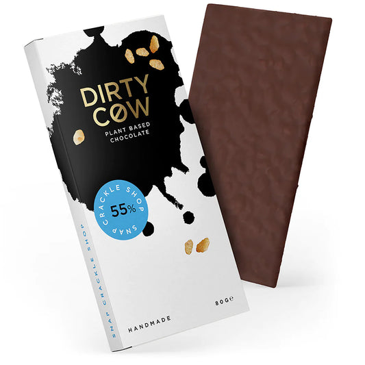 Dirty Cow Snap Crackle Shop Chocolate - Plant Based