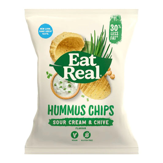 Eat Real Hummus Chips Sour Cream & Chive