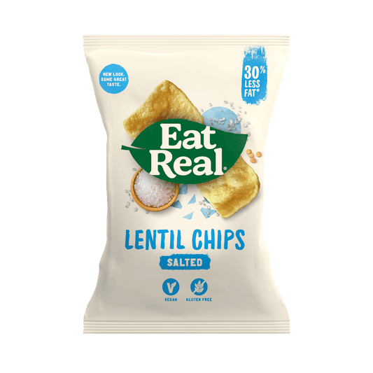 Eat Real Lentil Chips Salted