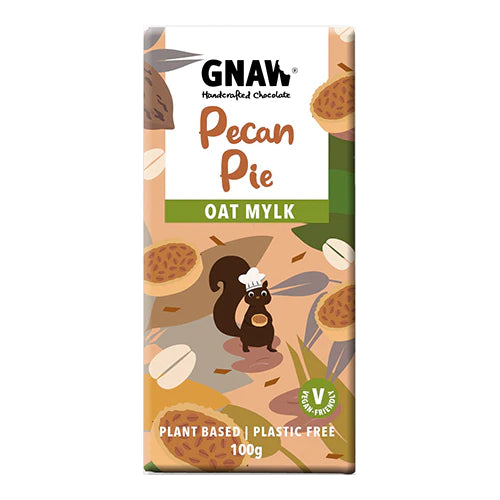 Gnaw Vegan Oat Mi!lk Chocolate Bar - Pecan Pie