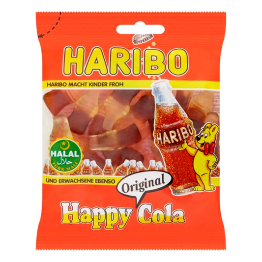 Halal Haribo Happy Cola Bottles