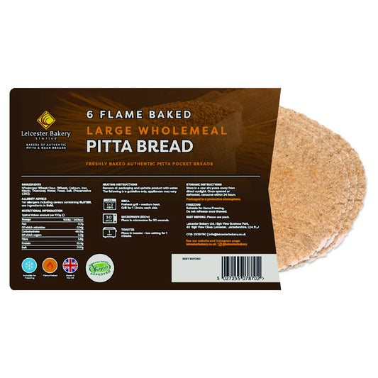 Wholemeal Pitta Bread