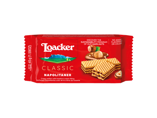Loacker Classic Napolitaner - With Italian Hazelnuts