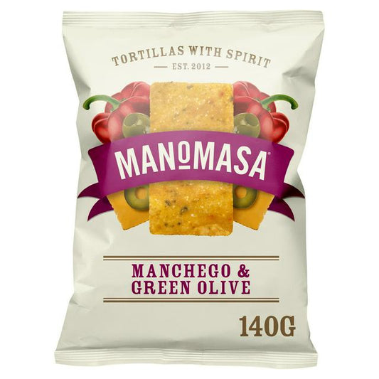 Manomasa Manchego & Green Olive Tortilla Chips