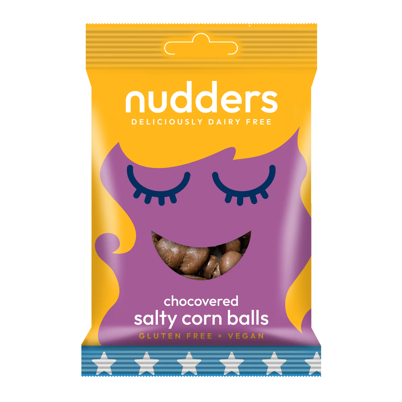 Nudders Chocovered Salty Corn Balls  Dairy-Free Vegan