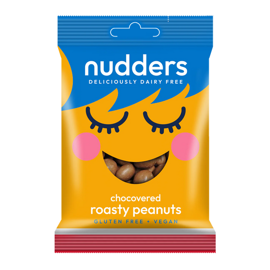 Nudders Roasty Chocovered Peanuts Dairy-Free Vegan