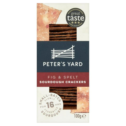 Peter's Yard Fig & Spelt Sourdough Crackers