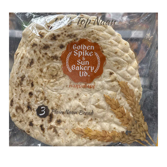 Plain Naan Bread Golden Spike & Sun Bakery