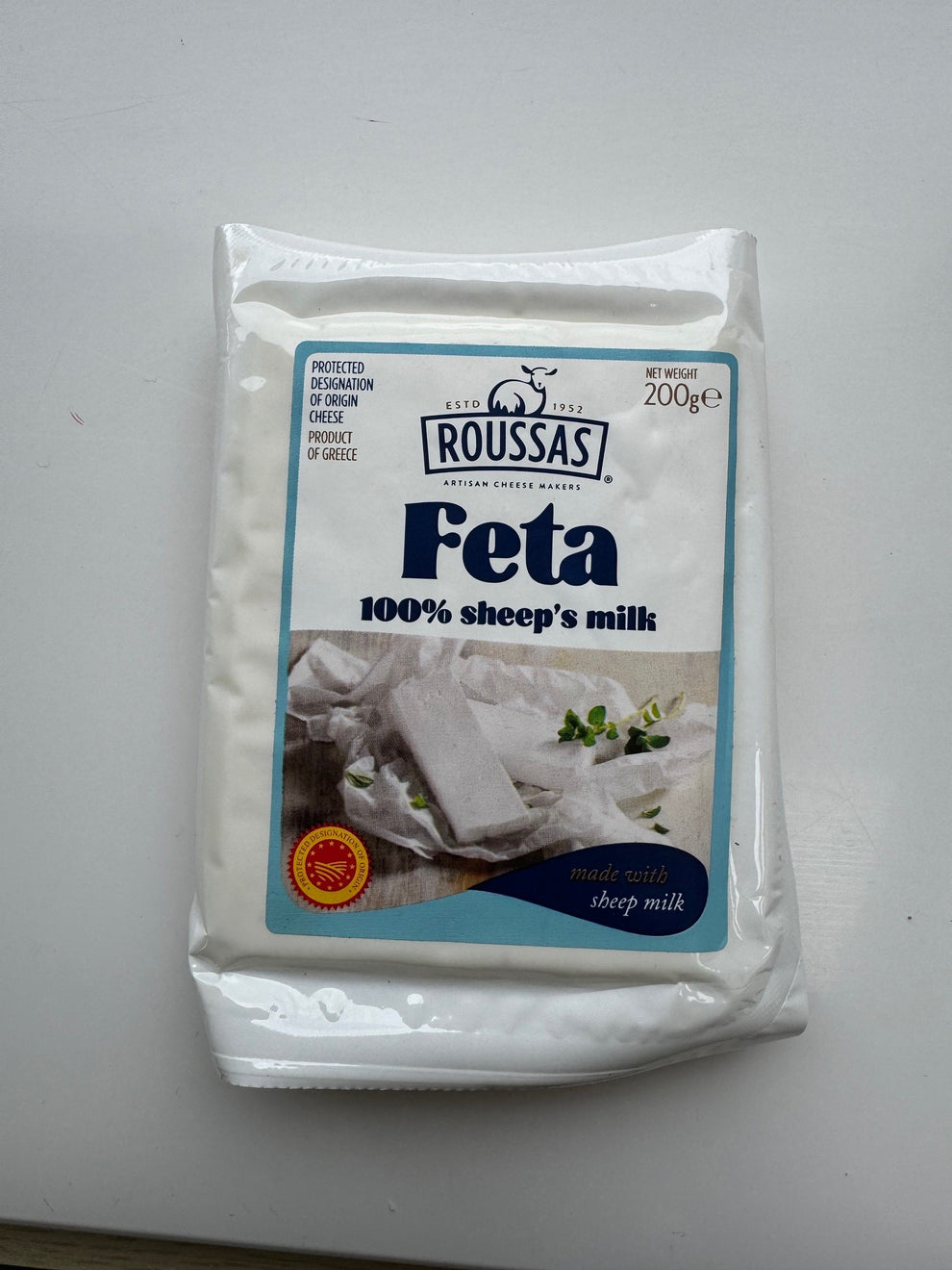 Roussas Feta 100% Sheeps Milk – Garden Fresh Exotics