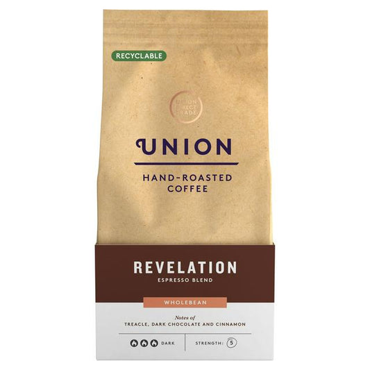 Union Hand-Roasted Revelation Espresso Wholebean Coffee 200g