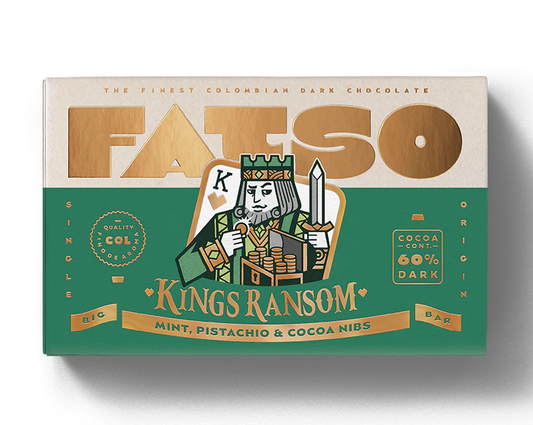 Fatso King's RANSOM Dark Chocolate Vegan Bar