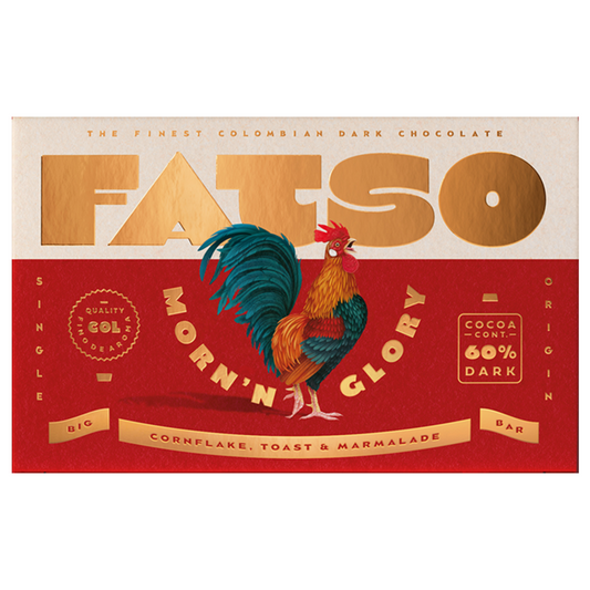 Fatso Morn'n Glory Dark Chocolate Vegan Bar