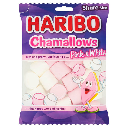 Halal Haribo Marshmallows - Pink & White 70g