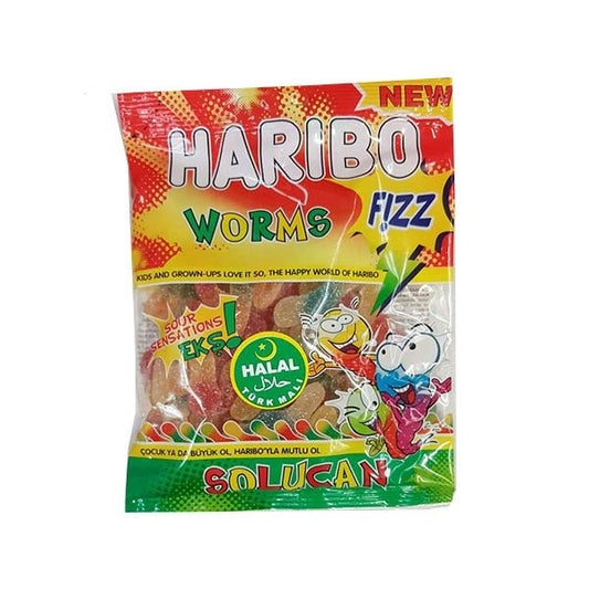 Halal Haribo Fizzy Worms