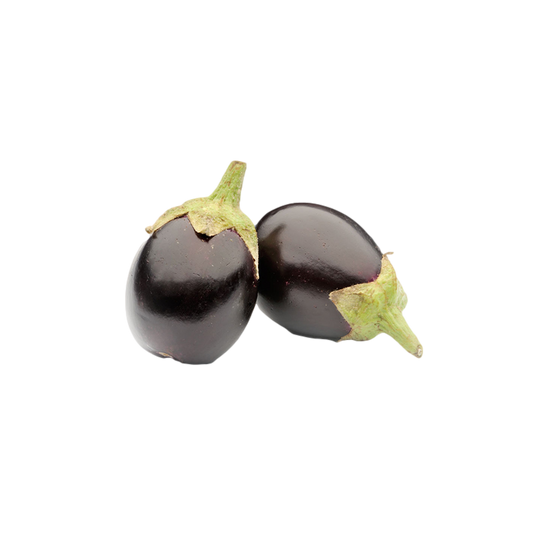 Baby Aubergine - Round (500g)